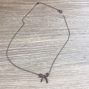 Tiffany and Co Bow Necklace